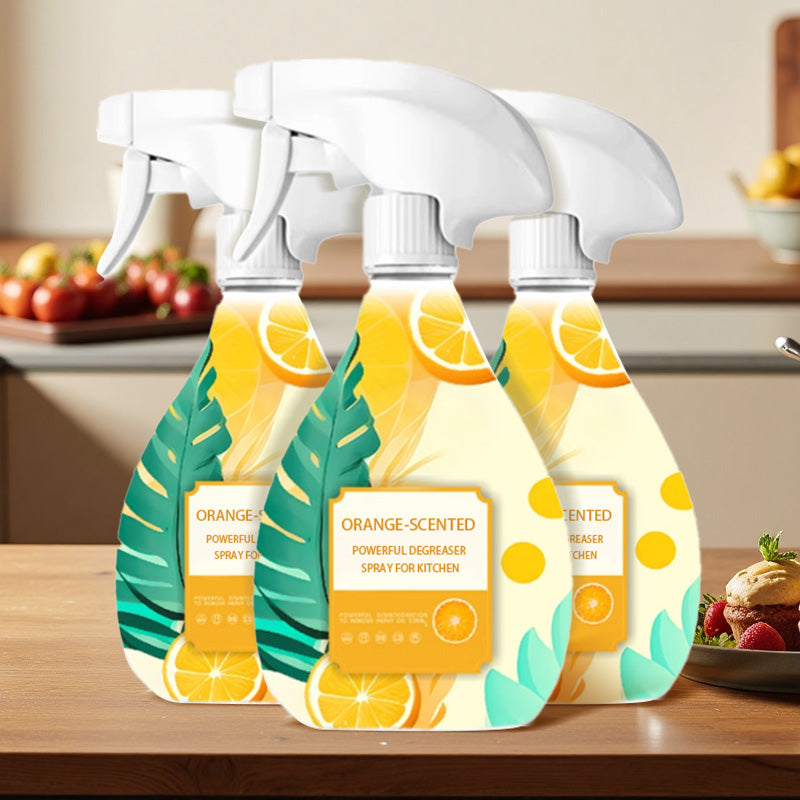 Orange-Scented Powerful Degreaser Spray