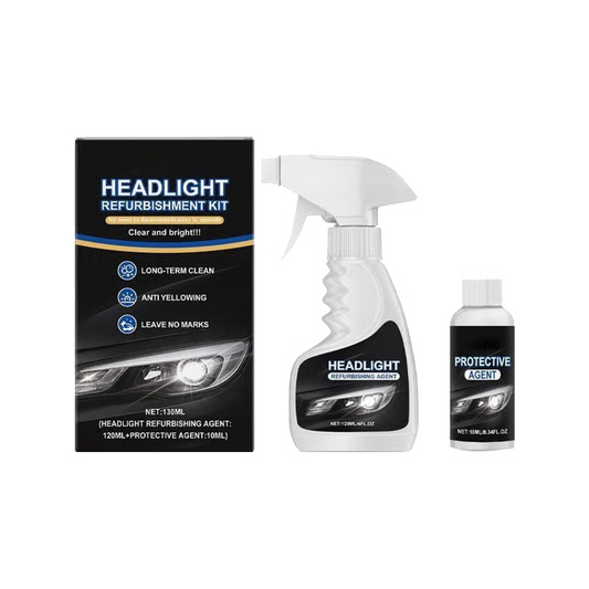 Headlight Restoration Kit: Headlight Restoration Cleaner & Protective Coating Agent