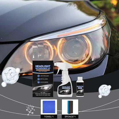 Headlight Restoration Kit: Headlight Restoration Cleaner & Protective Coating Agent