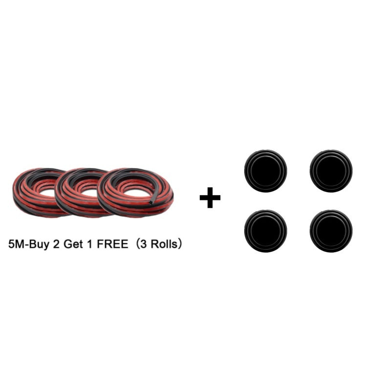 Car Noise Reduction Dust-proof Rubber Seal Strip