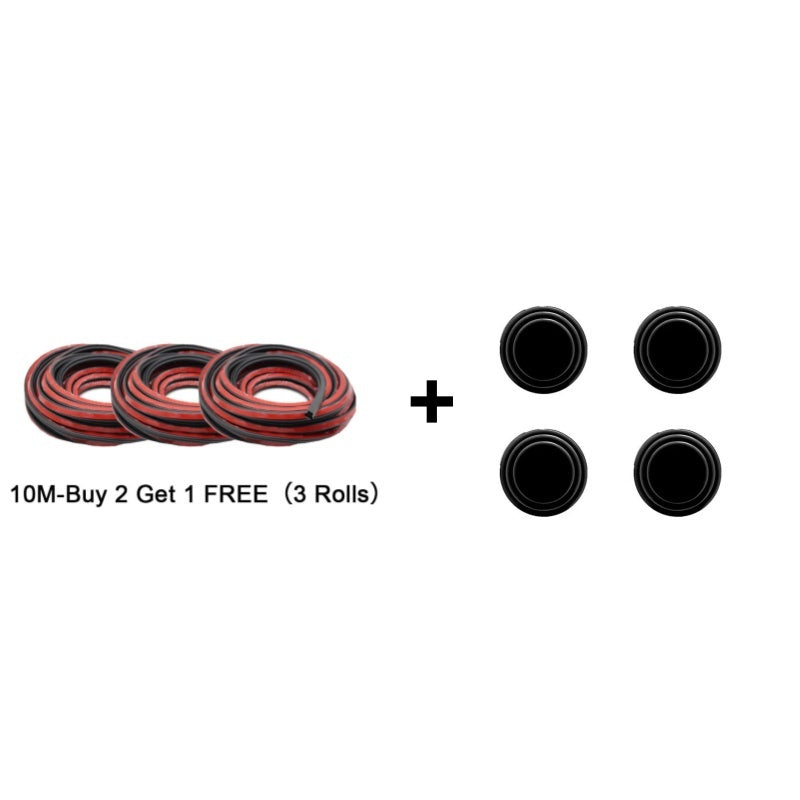 Car Noise Reduction Dust-proof Rubber Seal Strip