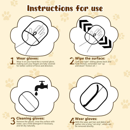 Pet Hair Remover Gloves
