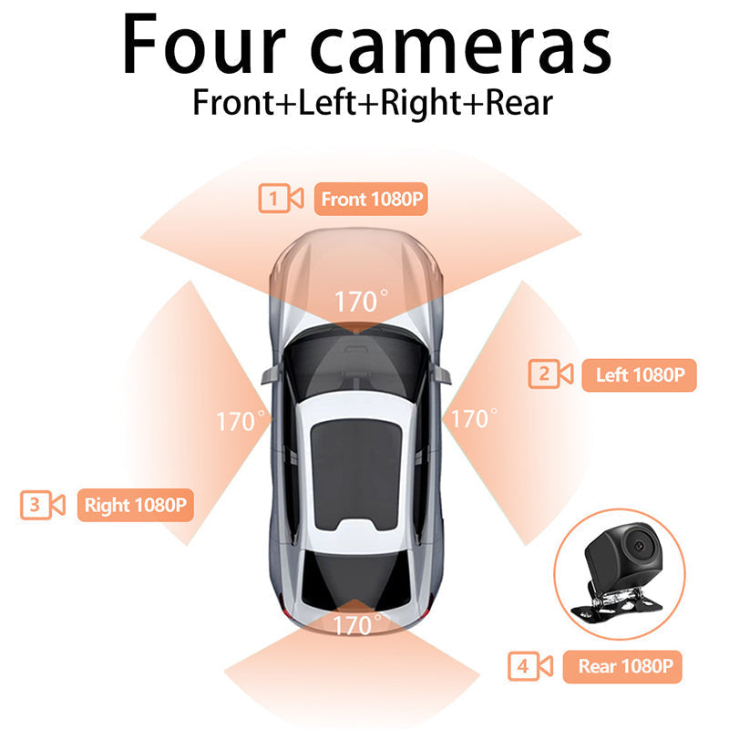 4-Channel Car Driving Recorder
