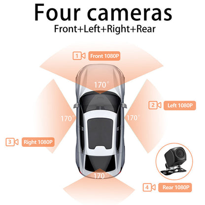 4-Channel Car Driving Recorder