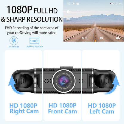 4-Channel Car Driving Recorder