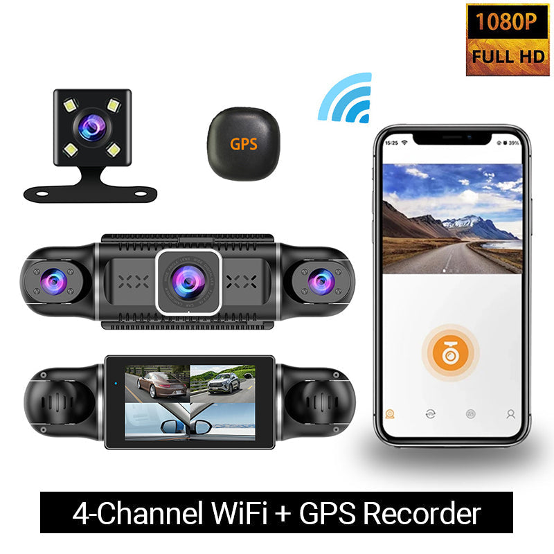 4-Channel Car Driving Recorder
