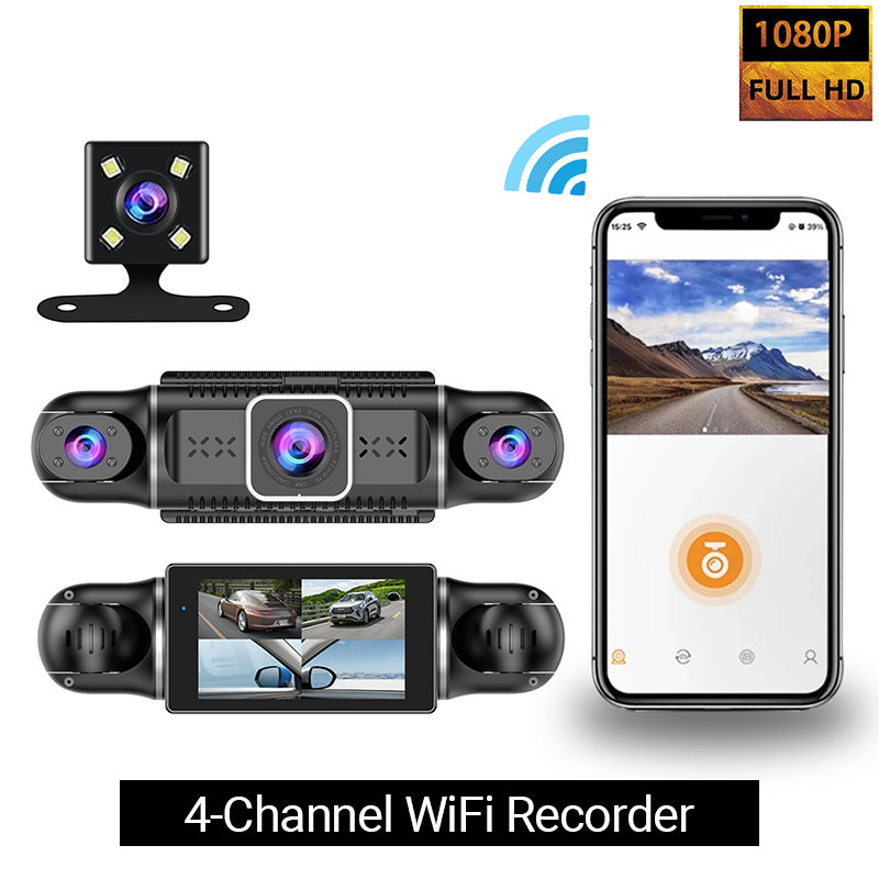4-Channel Car Driving Recorder