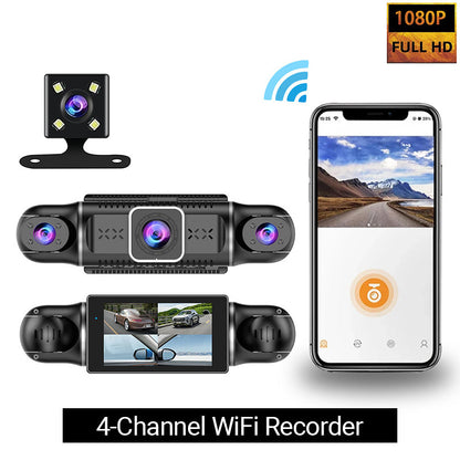 4-Channel Car Driving Recorder