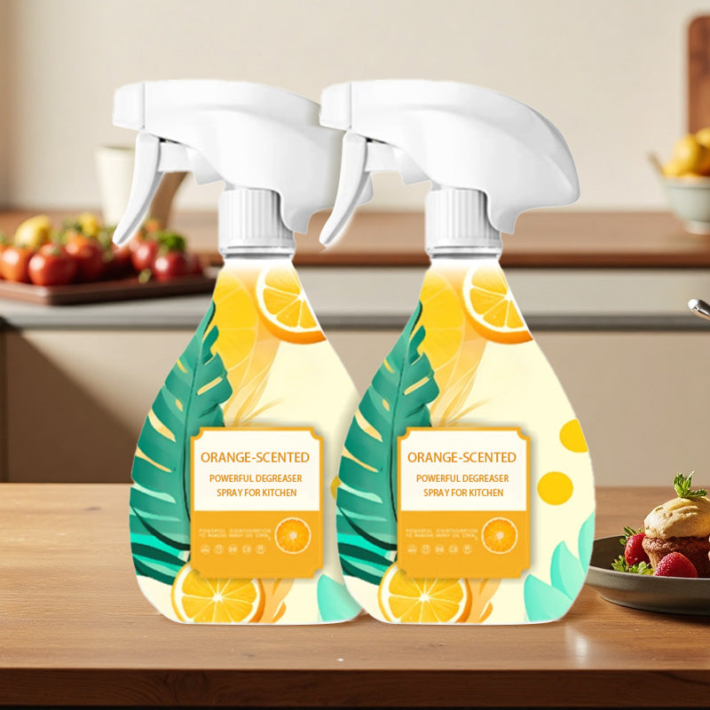 Orange-Scented Powerful Degreaser Spray