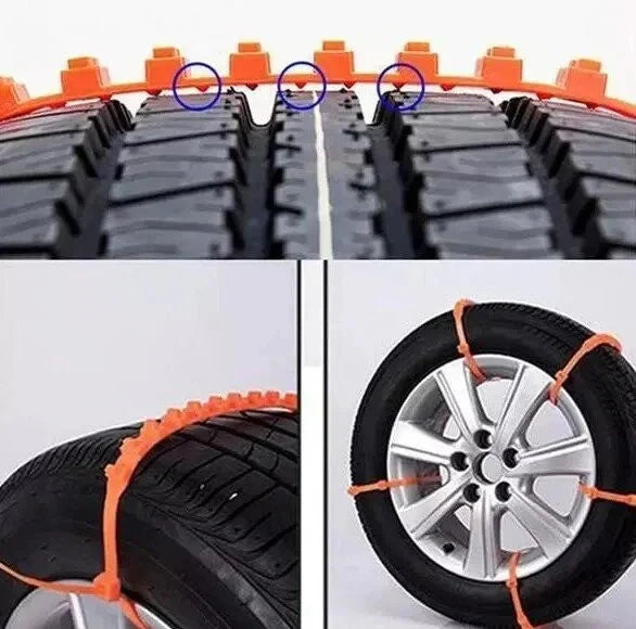 Reusable Anti-skid Nylon Tire Chains