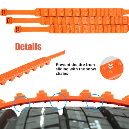 Reusable Anti-skid Nylon Tire Chains