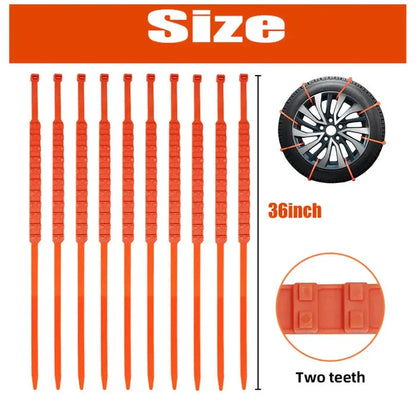 Reusable Anti-skid Nylon Tire Chains